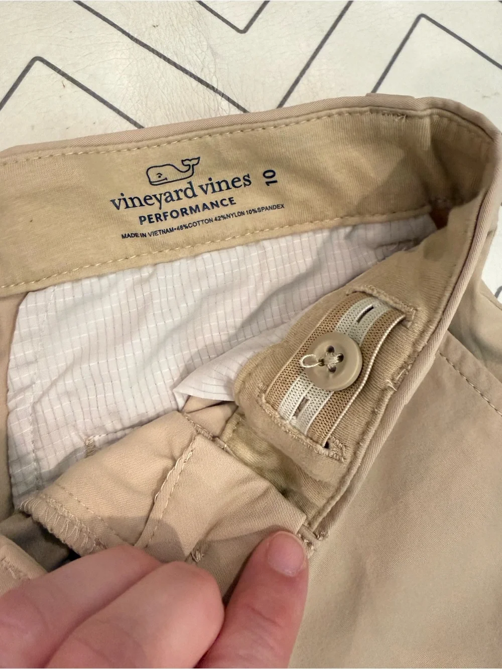 Vineyard Vines Khaki Performance Shorts